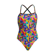 FUNKITA WOMENS COLOUR FUNK STRAPPED IN ONE PIECE - Multicolour