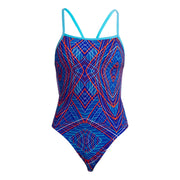 FUNKITA WOMENS FREQUENCY SINGLE STRENGTH ONE PIECE - Blue