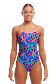 FUNKITA WOMENS FUNK & BLUES SINGLE STRAP ONE PIECE - Multicolour