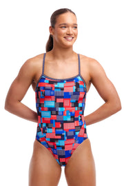 FUNKITA WOMENS MOTHERBOARD SINGLE STRAP ONE PIECE - Multicolour