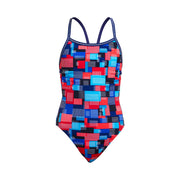 FUNKITA WOMENS MOTHERBOARD SINGLE STRAP ONE PIECE - Multicolour