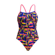 FUNKITA WOMENS SPIKE ME SWIM SECURE ONE PIECE - Multicolour