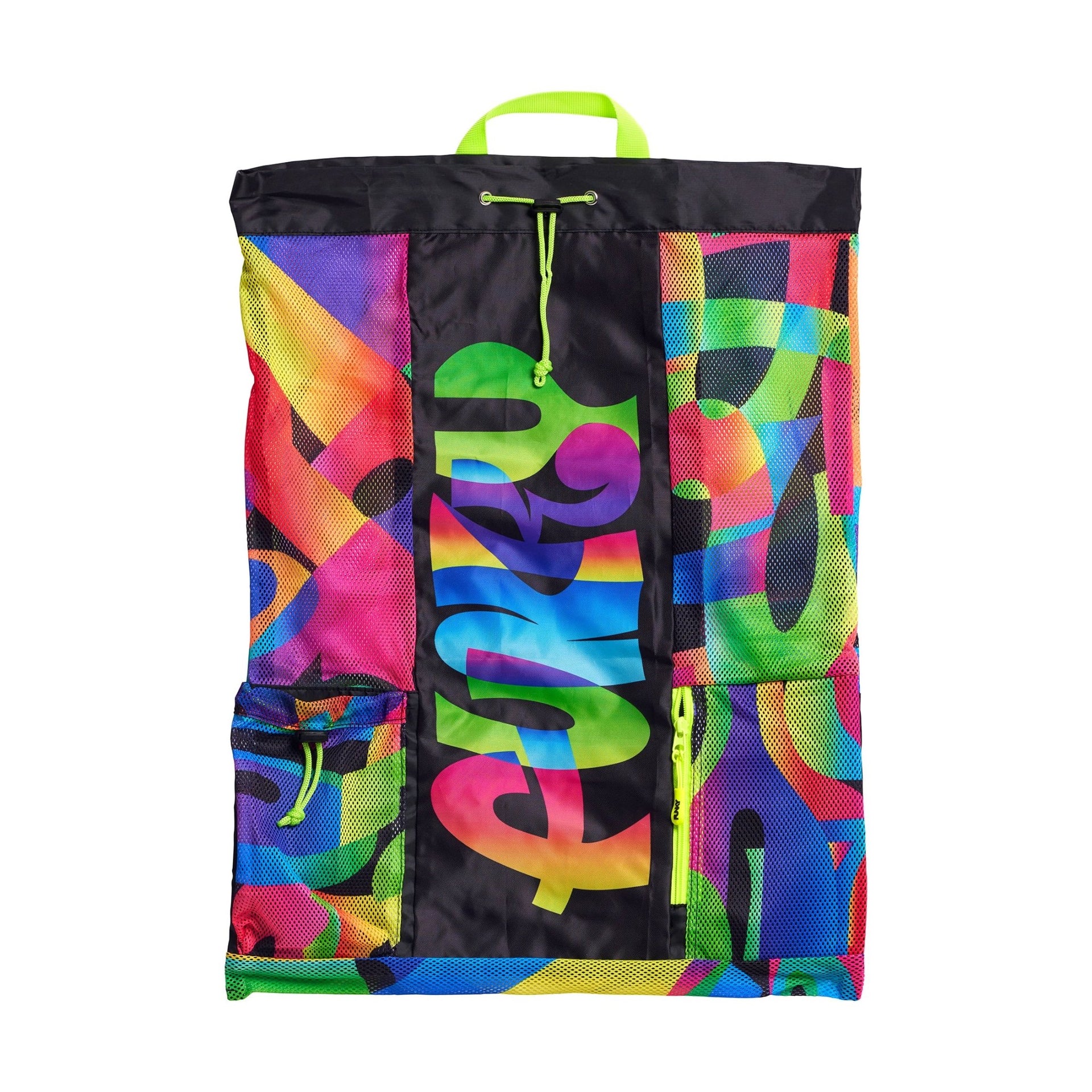 FUNKY COLOUR FUNK GEAR UP MESH BACKPACK - Multicolour