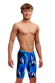 FUNKY TRUNKS BOYS CHAZ MICHAEL TRAINING JAMMER - Blue