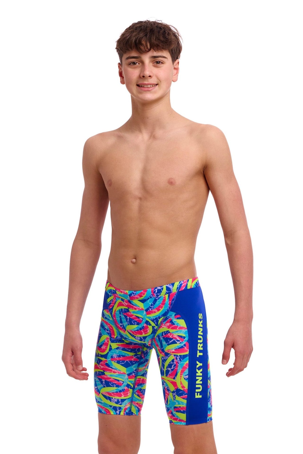 FUNKY TRUNKS BOYS CHOPPY WATERS TRAINING JAMMER - Multicolour