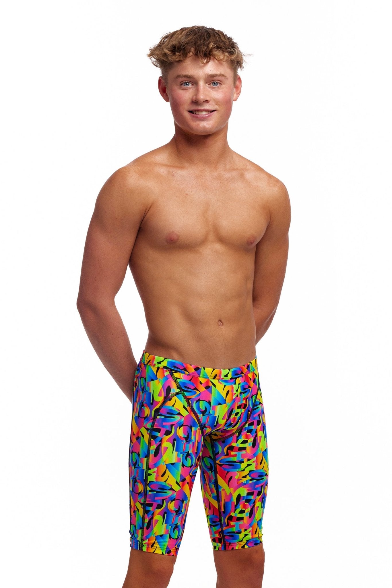 FUNKY TRUNKS BOYS COLOUR FUNK TRAINING JAMMER - Multicolour