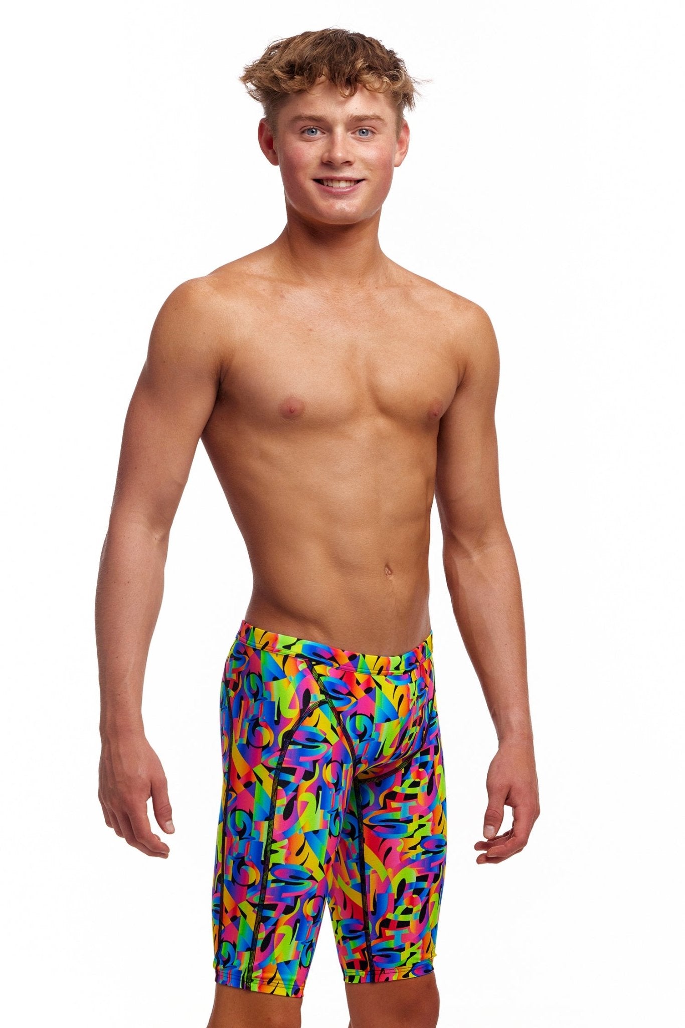 FUNKY TRUNKS BOYS COLOUR FUNK TRAINING JAMMER - Multicolour