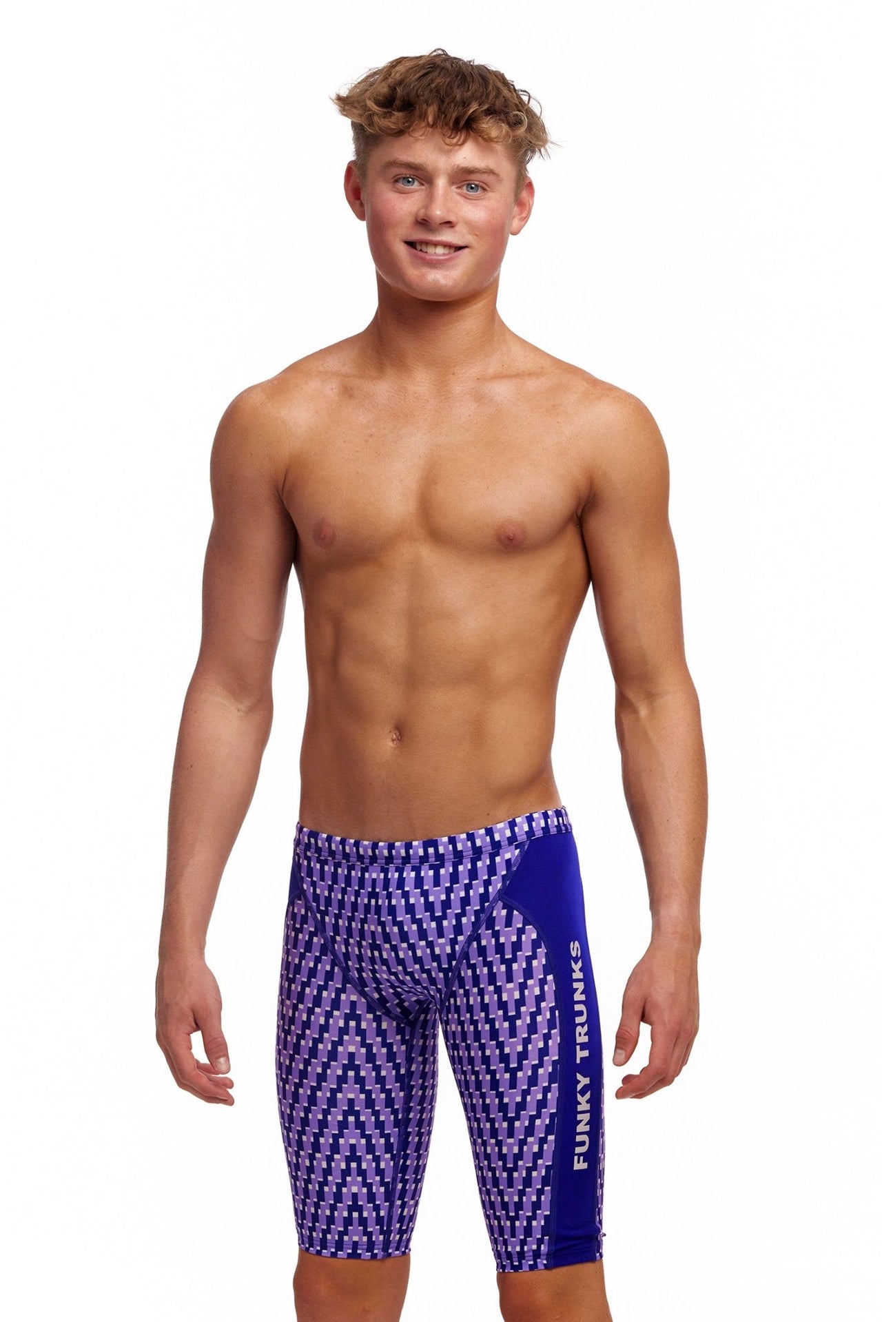 FUNKY TRUNKS BOYS FUTURE DUSK TRAINING JAMMER - Purple