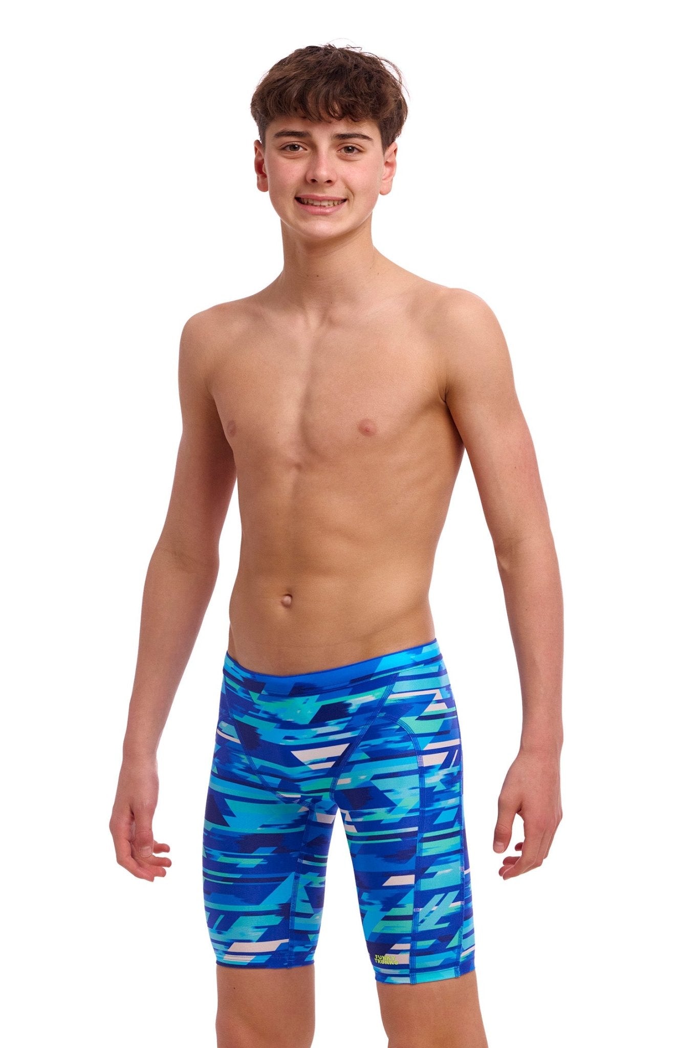 FUNKY TRUNKS BOYS PACE RACER TRAINING JAMMER - Blue