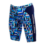 FUNKY TRUNKS BOYS POLAR CAPS TRAINING JAMMER - Blue