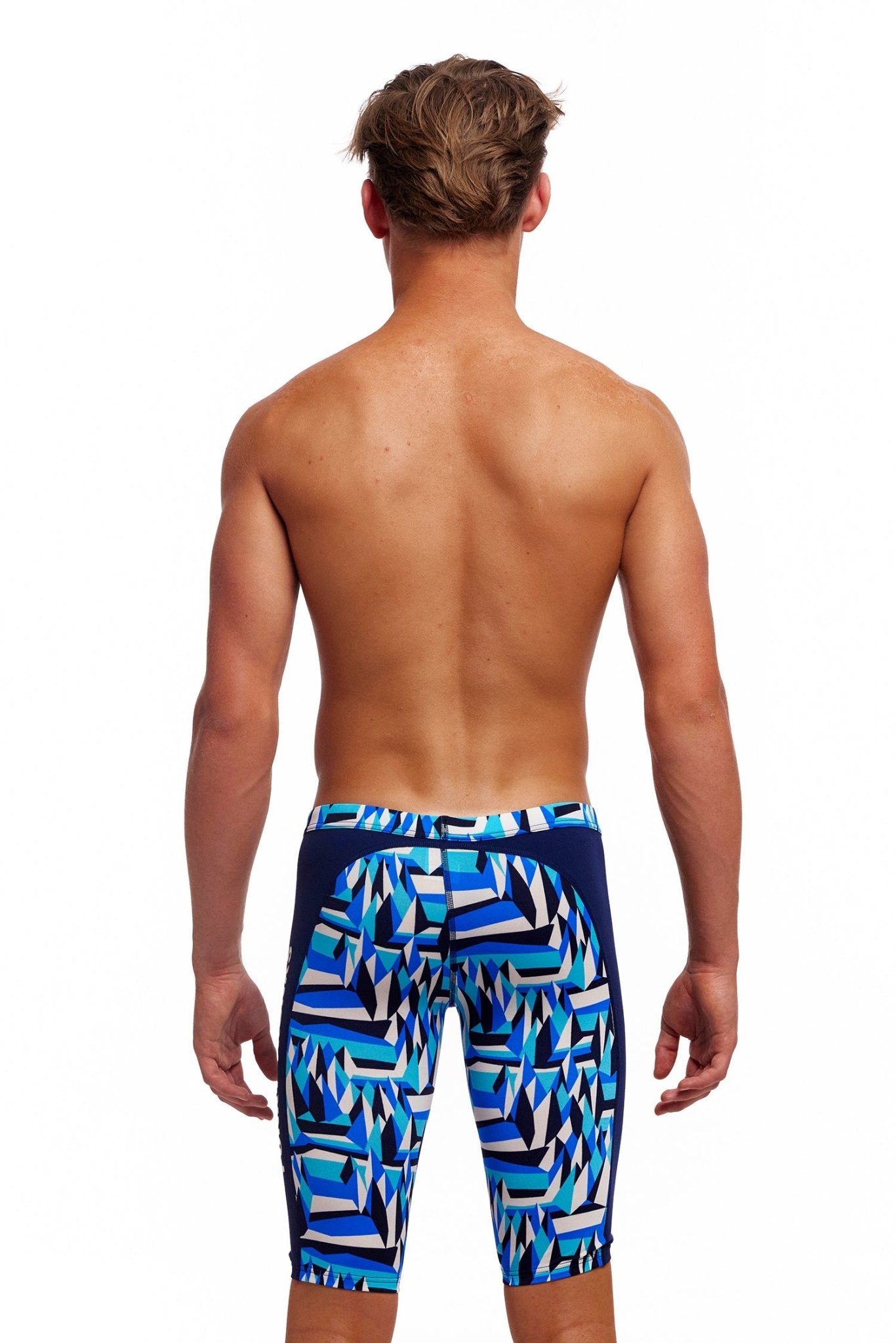 FUNKY TRUNKS BOYS POLAR CAPS TRAINING JAMMER - Blue