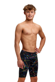 FUNKY TRUNKS BOYS STAR SIGN TRAINING JAMMER - Black