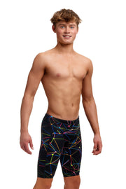 FUNKY TRUNKS BOYS STAR SIGN TRAINING JAMMER - Black