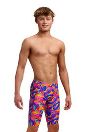 FUNKY TRUNKS BOYS SUMMER SWIRL TRAINING JAMMER - Multicolour