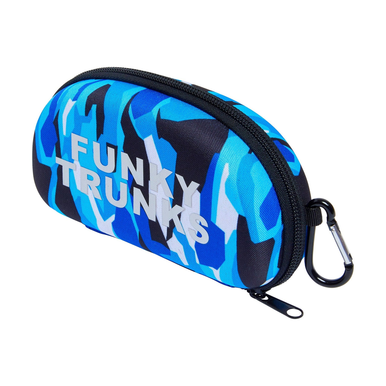 FUNKY TRUNKS CHAZ MICHAEL CASE CLOSED GOGGLE CASE - Blue