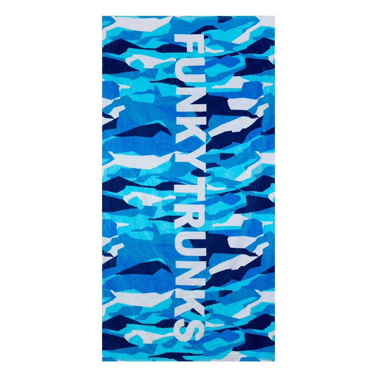 FUNKY TRUNKS CHAZ MICHAEL COTTON TOWEL - Blue