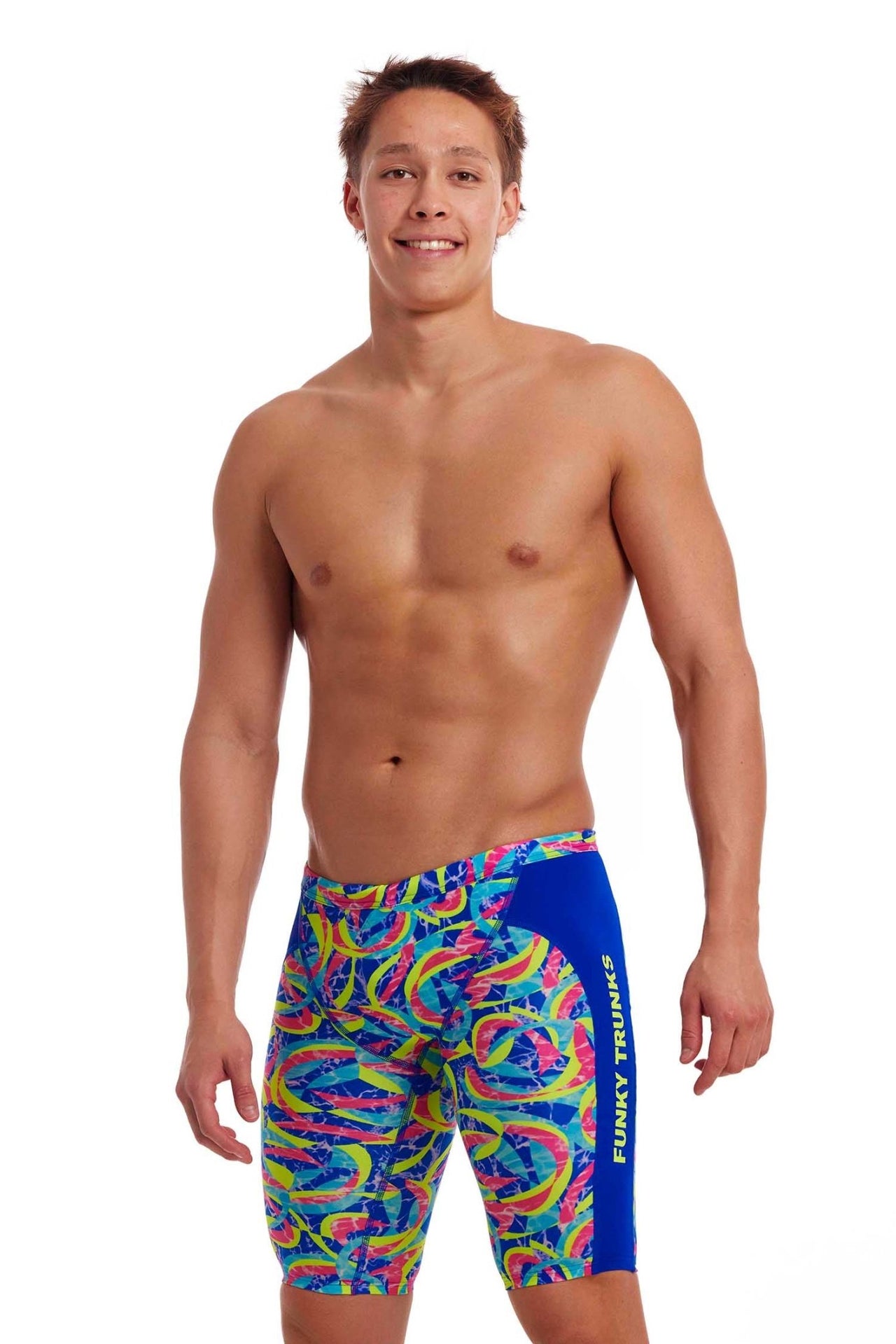 FUNKY TRUNKS MENS CHOPPY WATERS TRAINING JAMMER - Multicolour