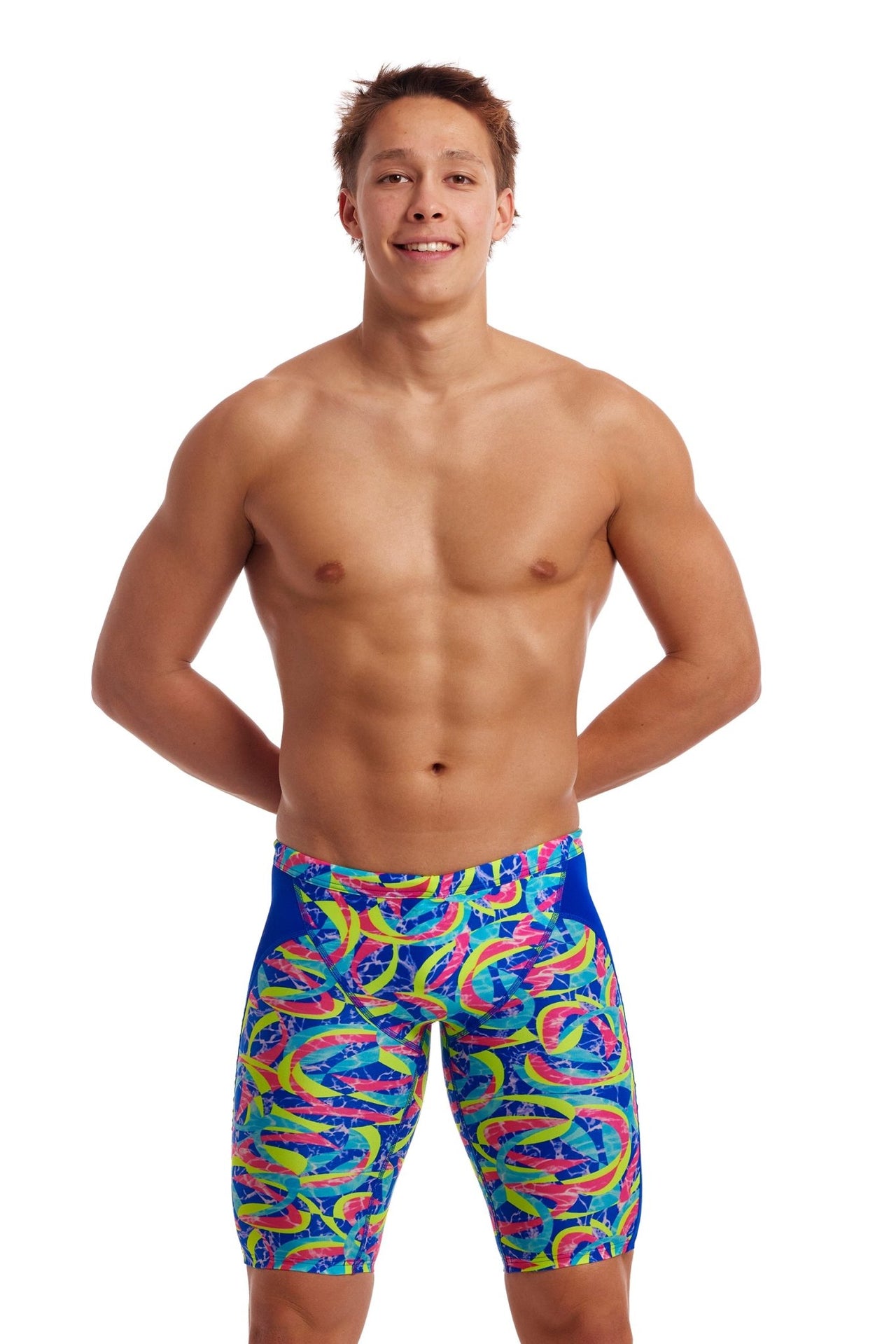 FUNKY TRUNKS MENS CHOPPY WATERS TRAINING JAMMER - Multicolour