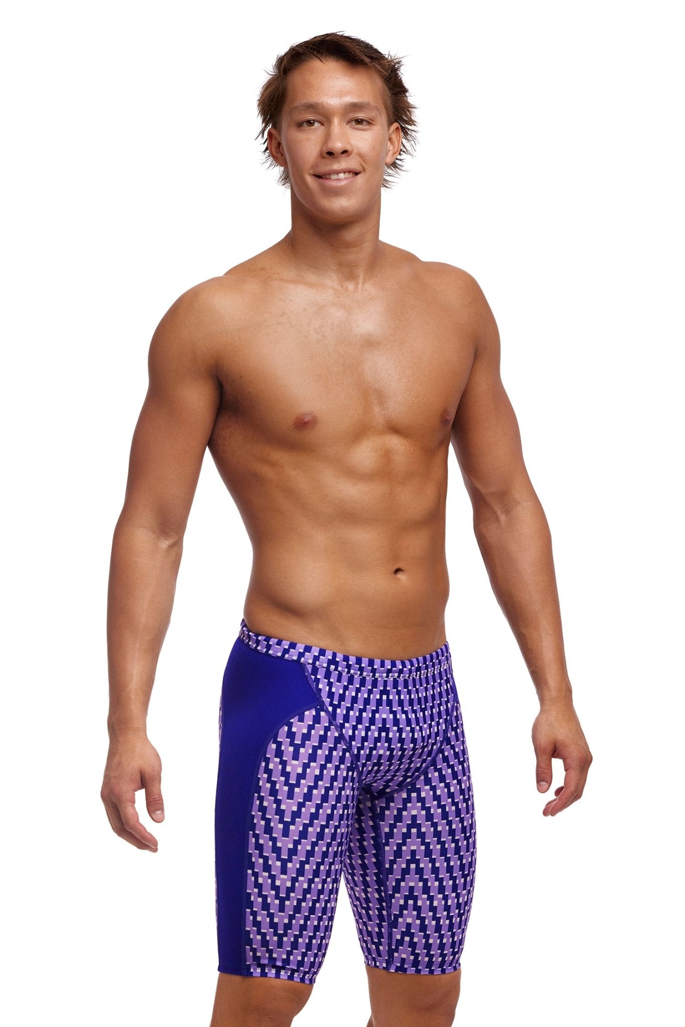 FUNKY TRUNKS MENS FUTURE DUSK TRAINING JAMMER - Purple