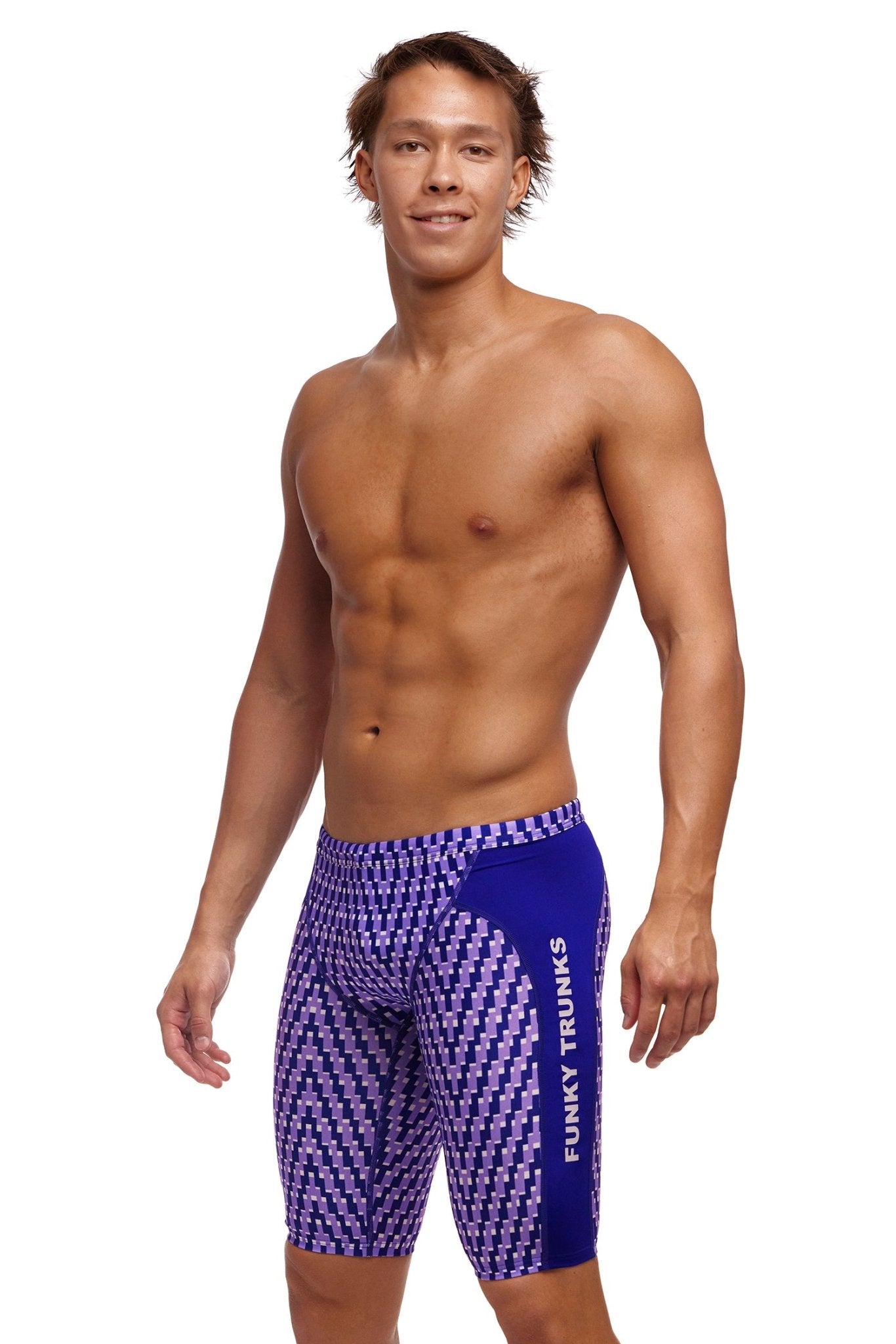 FUNKY TRUNKS MENS FUTURE DUSK TRAINING JAMMER - Purple