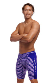 FUNKY TRUNKS MENS FUTURE DUSK TRAINING JAMMER - Purple