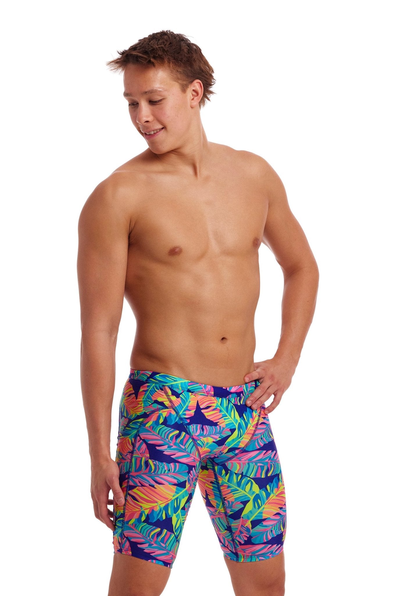 FUNKY TRUNKS MENS LEAVING TODAY TRAINING JAMMER - Multicolour