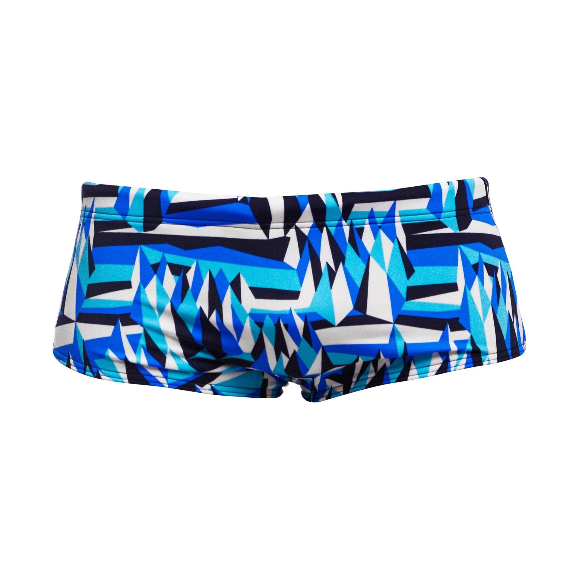 FUNKY TRUNKS MENS POLAR CAPS SIDEWINDER TRUNKS - Blue