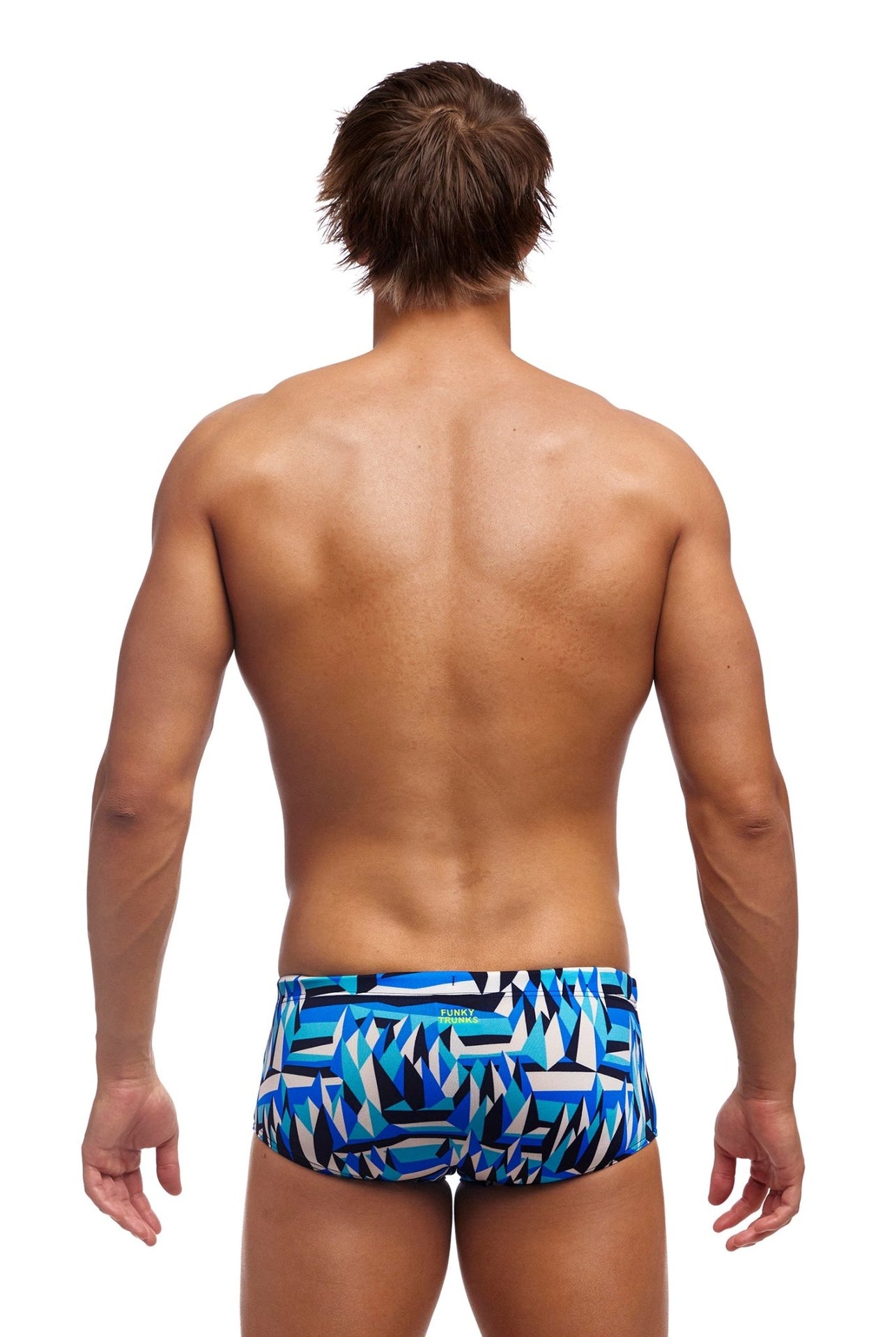 FUNKY TRUNKS MENS POLAR CAPS SIDEWINDER TRUNKS - Blue