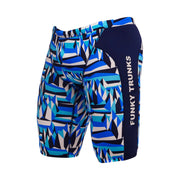 FUNKY TRUNKS MENS POLAR CAPS TRAINING JAMMER - Blue