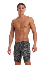 FUNKY TRUNKS MENS SPACE SIGNALS TRAINING JAMMER - Black