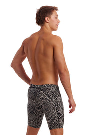 FUNKY TRUNKS MENS SPACE SIGNALS TRAINING JAMMER - Black