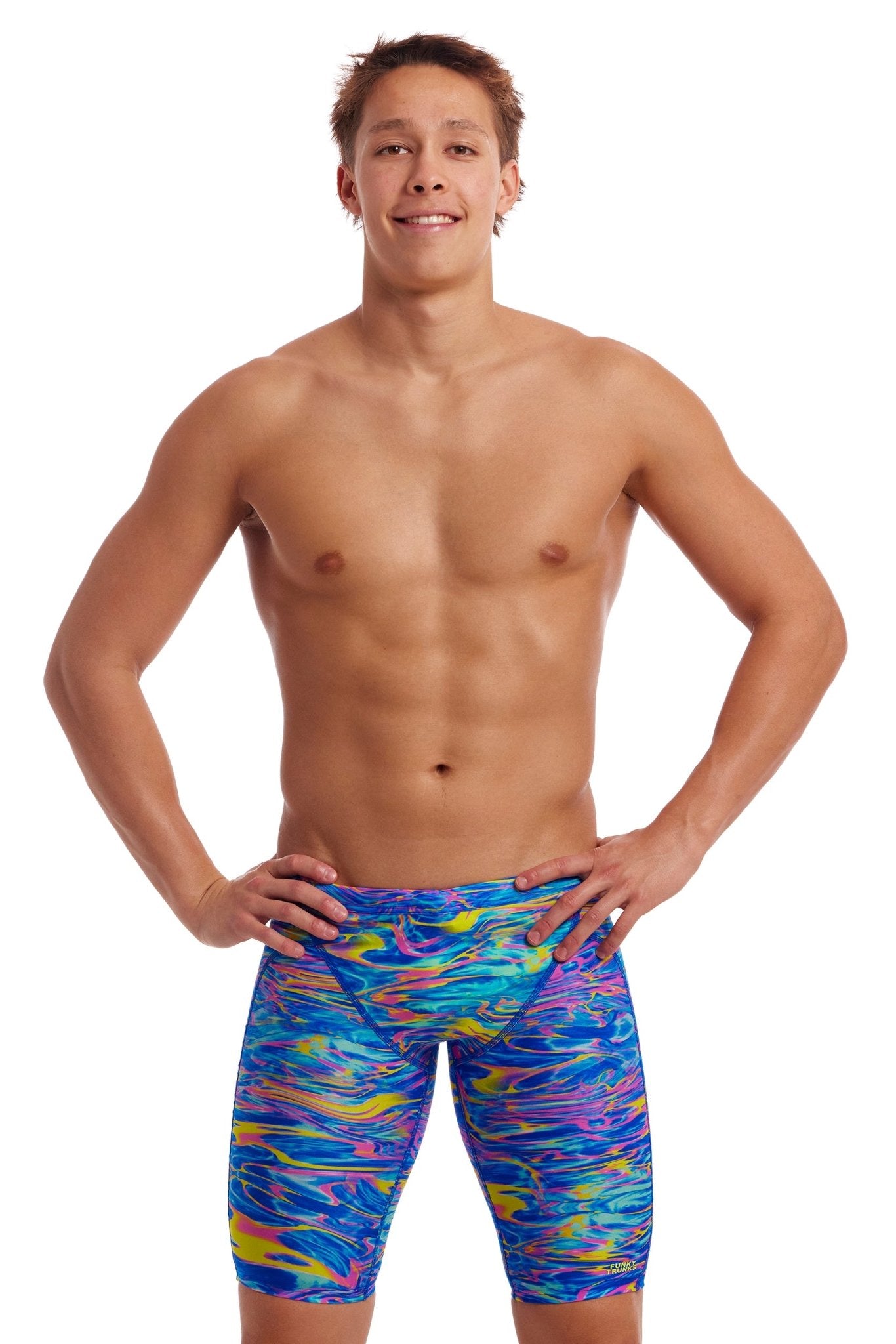 FUNKY TRUNKS MENS STIR CRAZY TRAINING JAMMER - Multicolour