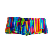 FUNKY TRUNKS MENS THE GLITCH SIDEWINDER TRUNKS - Multicolour