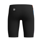 SPEEDO BOYS FASTSKIN ENDURANCE+ MAX HIGH WAIST JAMMER LAVA GLOW - Black