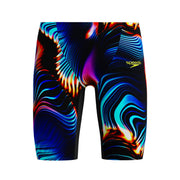 SPEEDO BOYS FASTSKIN ENDURANCE+ MAX HIGH WAIST JAMMER LAVA GLOW - Black