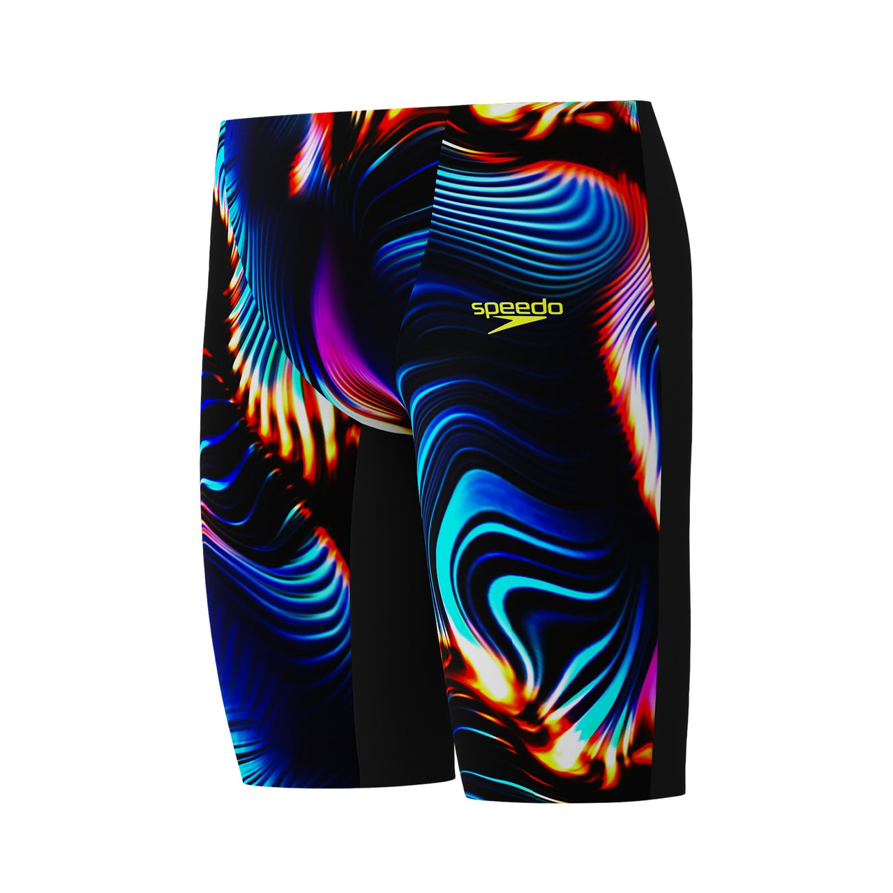 SPEEDO BOYS FASTSKIN ENDURANCE+ MAX HIGH WAIST JAMMER LAVA GLOW - Black