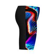 SPEEDO BOYS FASTSKIN ENDURANCE+ MAX HIGH WAIST JAMMER LAVA GLOW - Black