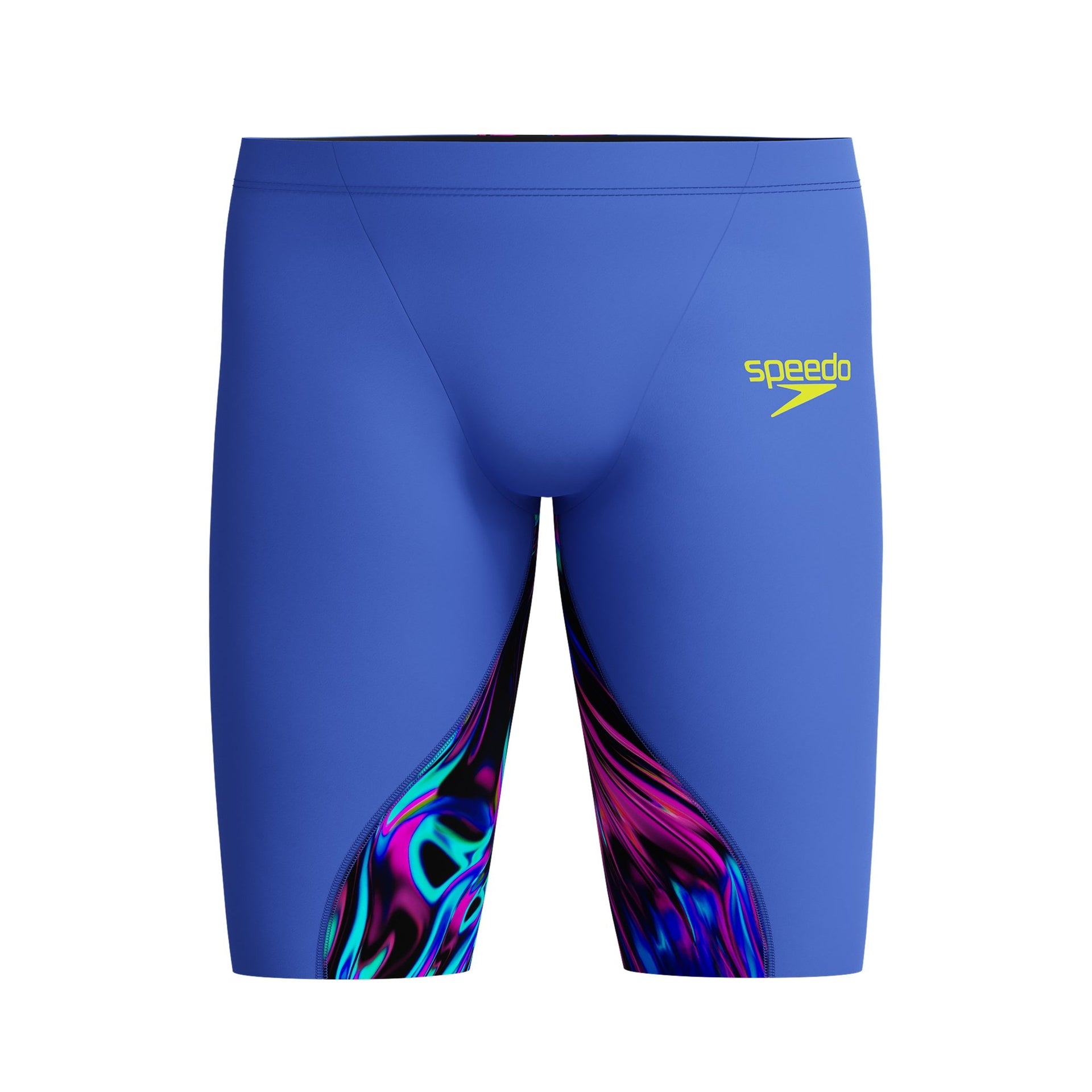 SPEEDO BOYS FASTSKIN LZR IGNITE JAMMER DARK SHINE / COBALT - Blue