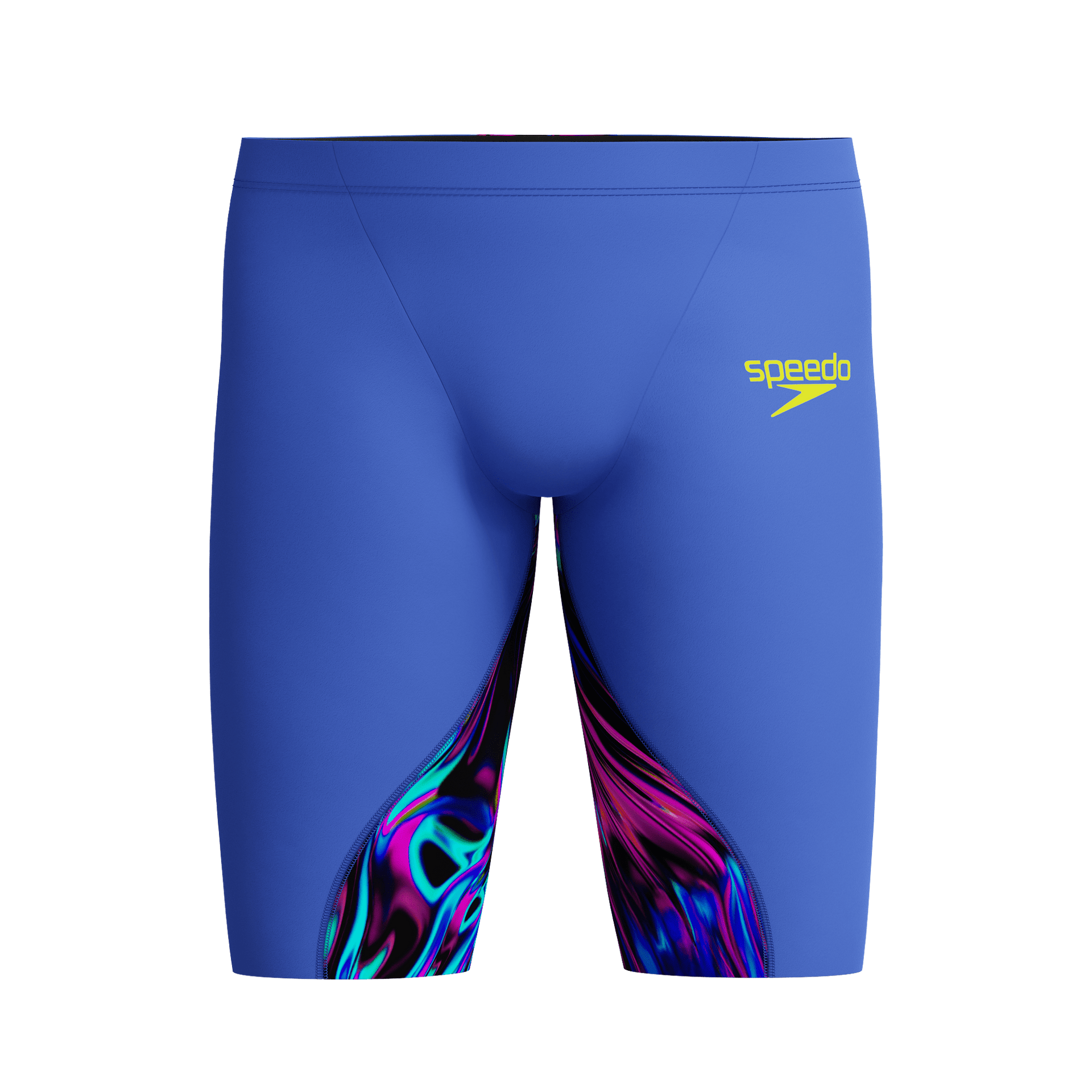 SPEEDO BOYS FASTSKIN LZR IGNITE JAMMER DARK SHINE / COBALT - Blue