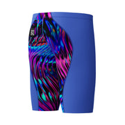 SPEEDO BOYS FASTSKIN LZR IGNITE JAMMER DARK SHINE / COBALT - Blue