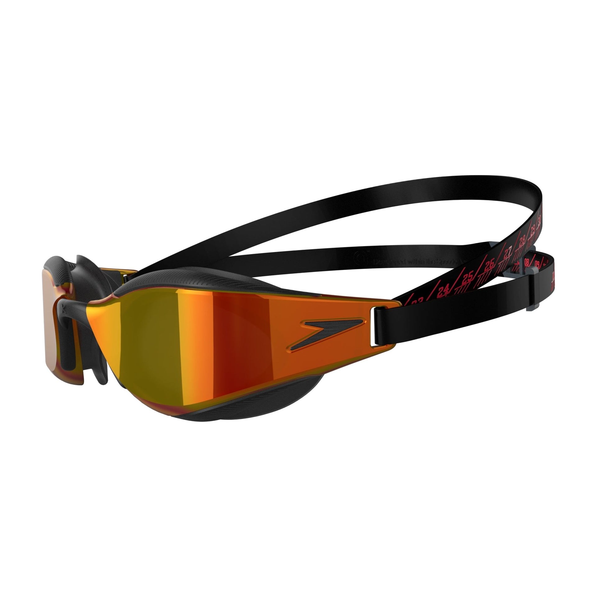 SPEEDO FASTSKIN HYPER ELITE MIRROR GOGGLES BLACK/GOLD - Black