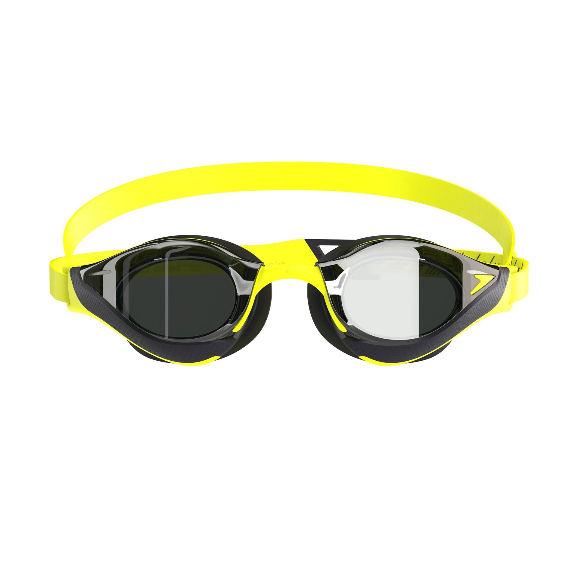 SPEEDO FASTSKIN PURE FOCUS MIRROR GOGGLES YELLOW/SMOKE - Yellow