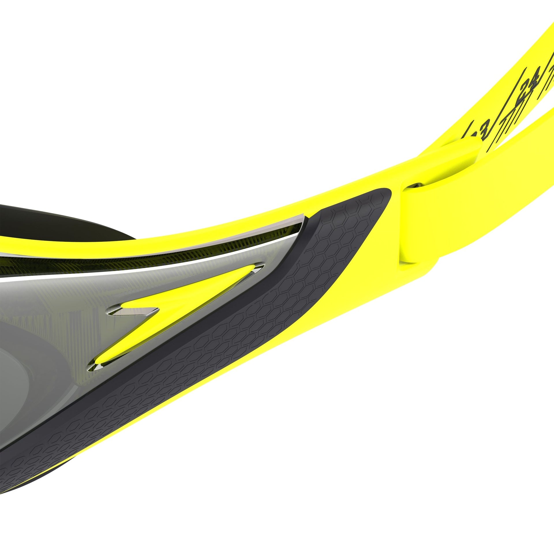 SPEEDO FASTSKIN PURE FOCUS MIRROR GOGGLES YELLOW/SMOKE - Yellow