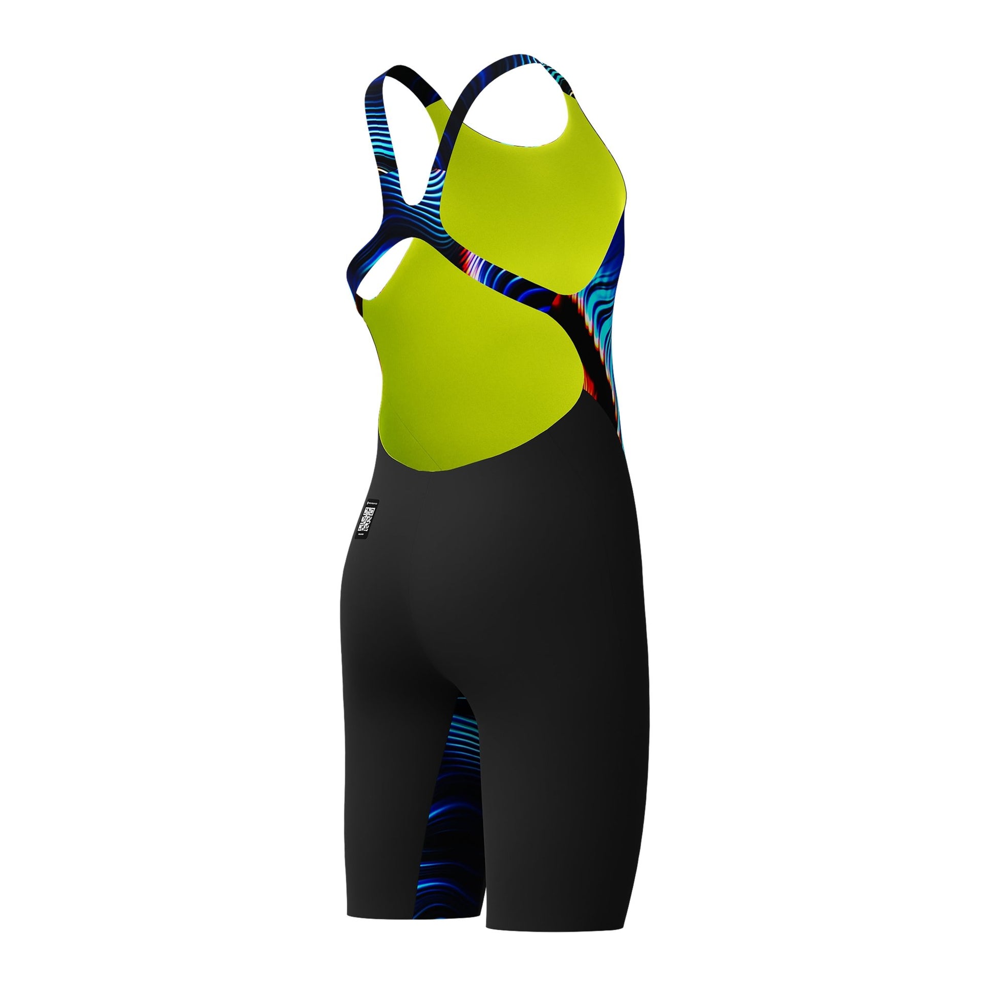 SPEEDO GIRLS FASTSKIN ENDURANCE+ MAX KNEESKIN LAVA BLUR - Black