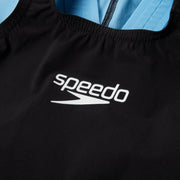 SPEEDO GIRLS FASTSKIN LZR IGNITE KNEESKIN BLACK/BLUE - Black