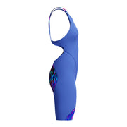 SPEEDO GIRLS FASTSKIN LZR IGNITE KNEESKIN DARK SHINE / COBALT - Blue