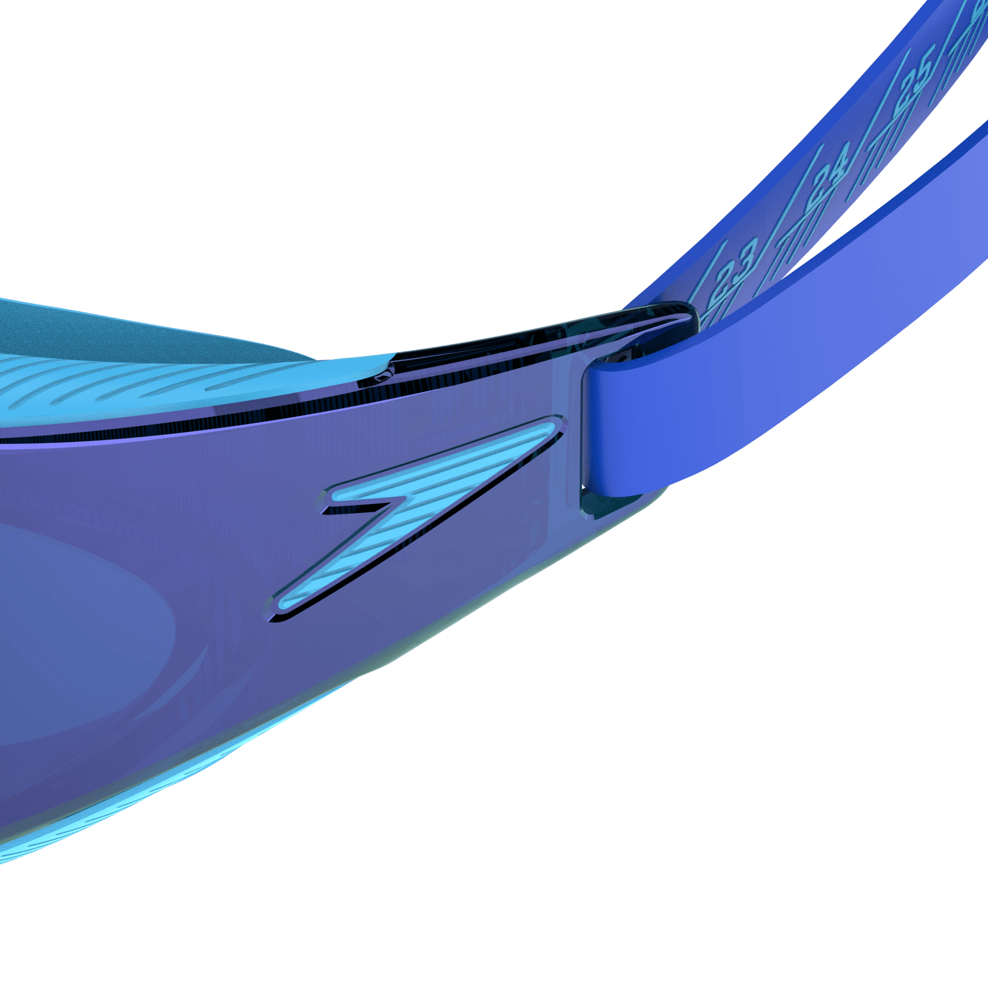 SPEEDO JUNIOR FASTSKIN HYPER ELITE MIRROR GOGGLES BLUE/COBALT - Blue