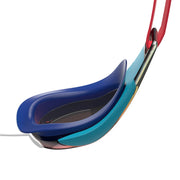 SPEEDO JUNIOR FASTSKIN HYPER ELITE MIRROR GOGGLES RED/BLUE - Red