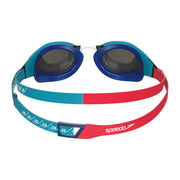 SPEEDO JUNIOR FASTSKIN HYPER ELITE MIRROR GOGGLES RED/BLUE - Red