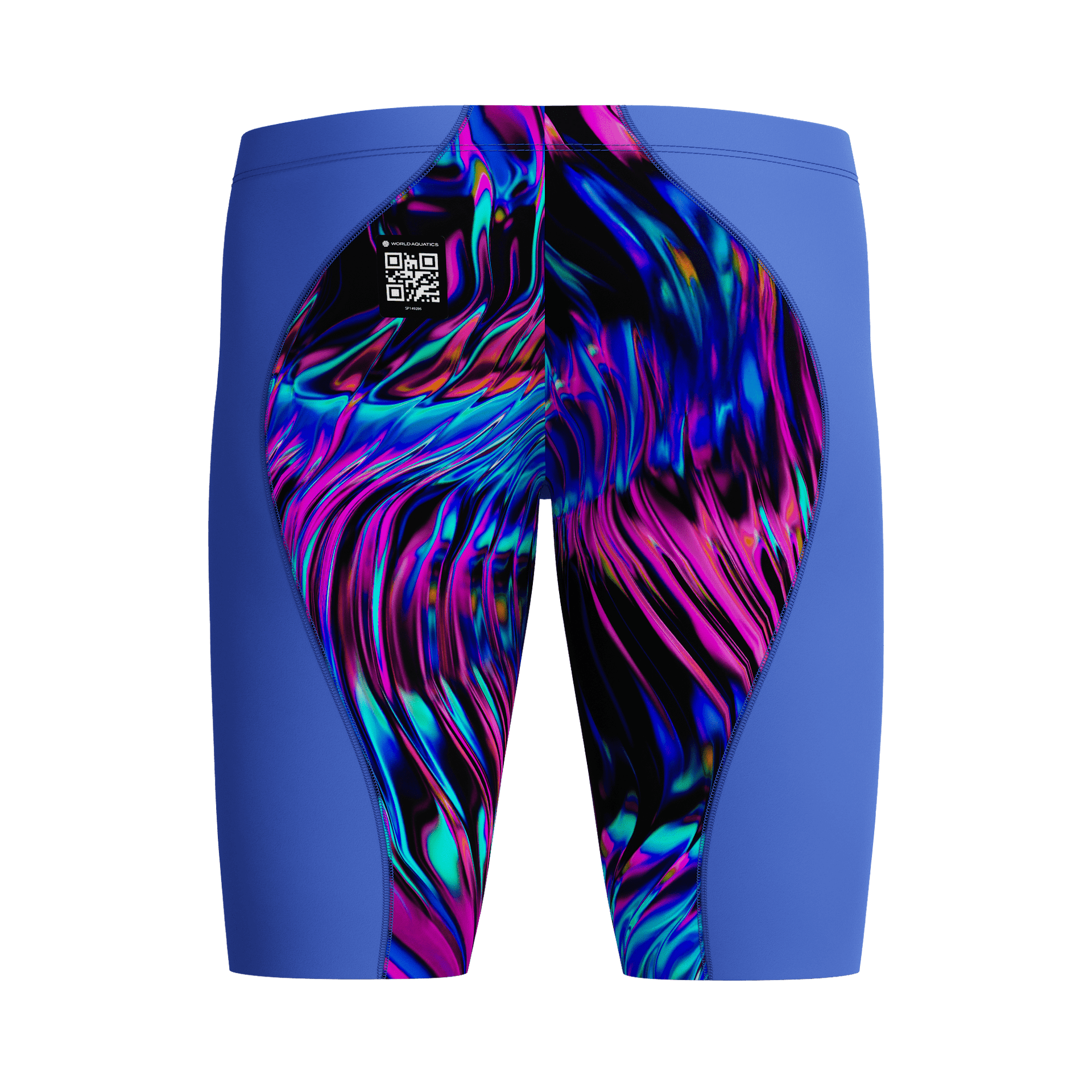 SPEEDO MENS FASTSKIN LZR IGNITE JAMMER DARK SHINE / COBALT - Blue